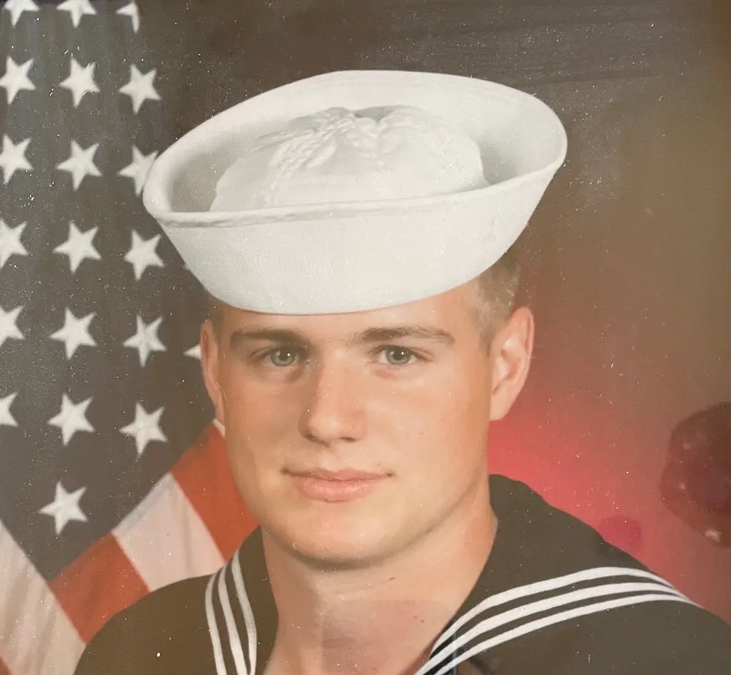 Veteran Lance Muller in uniform